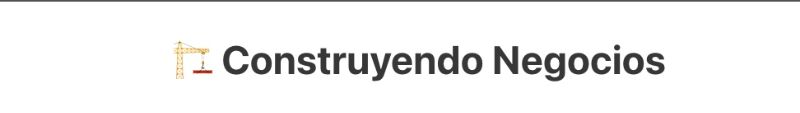 Construyendo Negocios